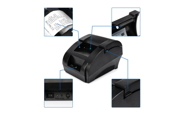 IMPRESORA TERMICA NETUM USB + BT 55 mm