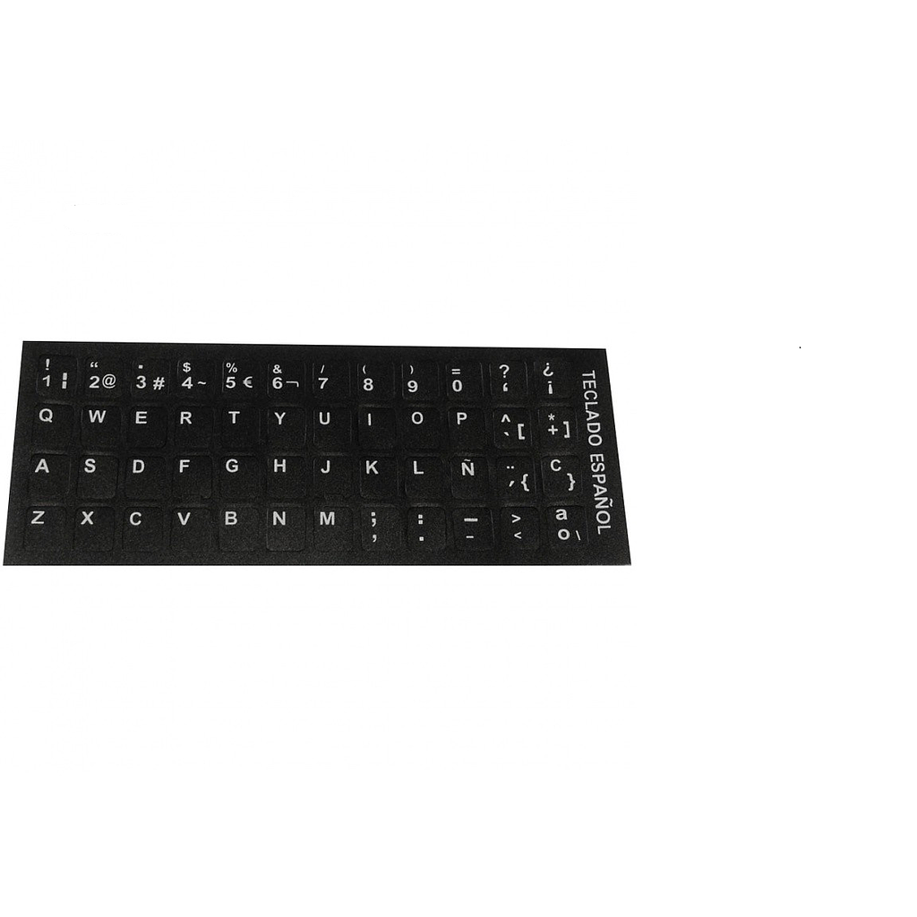 STIKER TECLADO ADHESIVO ESPAÑOL 3M