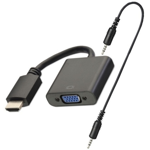 ADAPTADOR HDTV(M) A VGA (H) BULK  BOLSA BLANCA COD T03035