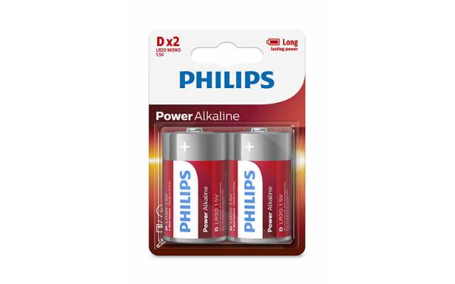 Pilas alcalinas Medianas Philips C x2