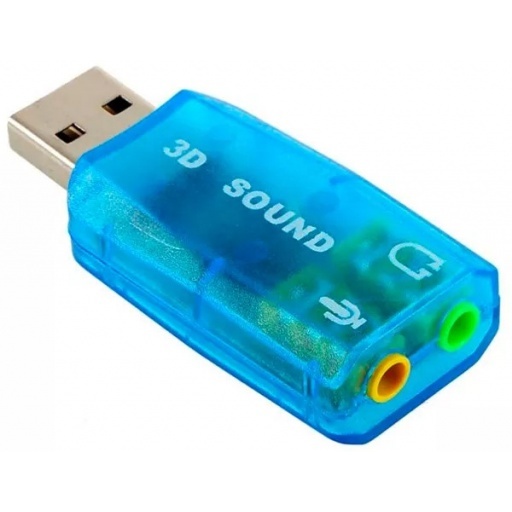 TARJETA DE SONIDO EXTERNA 2.0 USB VIRTUAL DJ USB JACK T01550