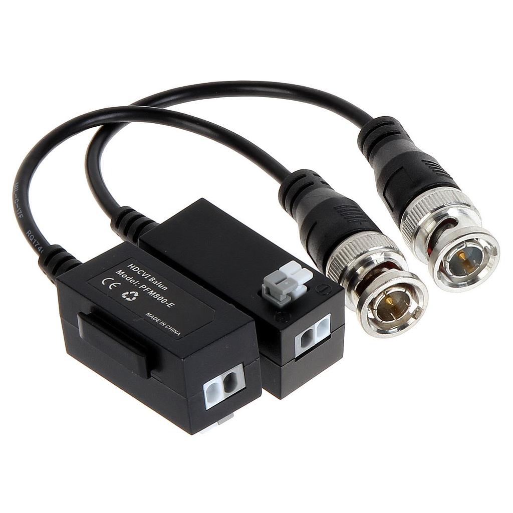 BALUNES CON CABLE DAHUA cod BALUNPAR5