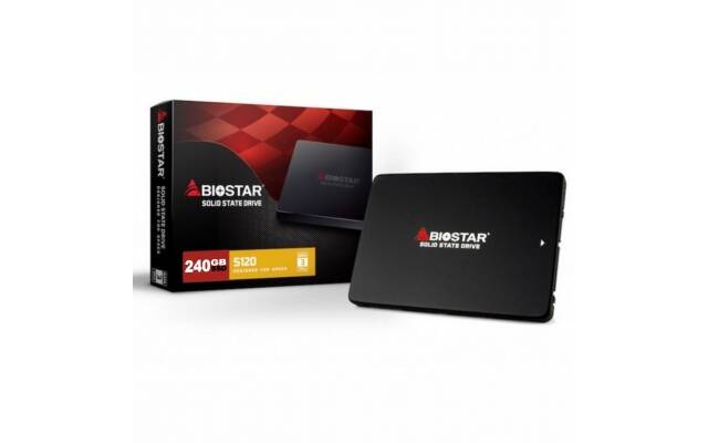 Disco SSD Biostar 240GB Nuevo. Serie S160.