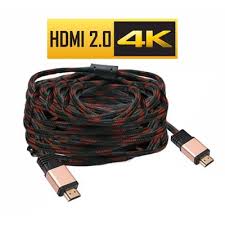 CABLE HDMI 4K-2K  M/M 10 METROS PUNTAS ROSADAS