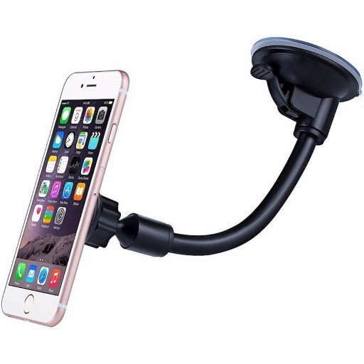 SOPORTE DE CELULAR MAGNETICO CON VENTOSA Y BRASO FLEXIBLE PARA EL AUTO T01273
