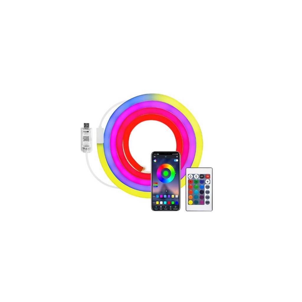 TIRA DE NEÓN FLEXIBLE RGB 1mts HCAPP-1M