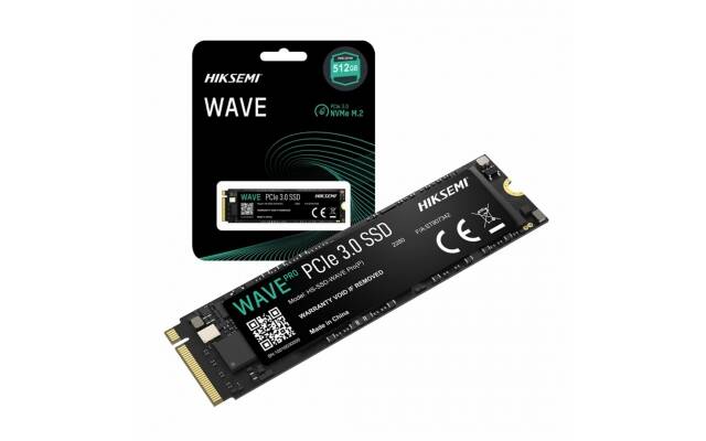 Disco SSD Hiksemi 512GB M2 2280 Nvme Wave Tecnología PCIe 3.0 NVMe
