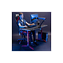 Escritorio gamer RGB Brateck rojo